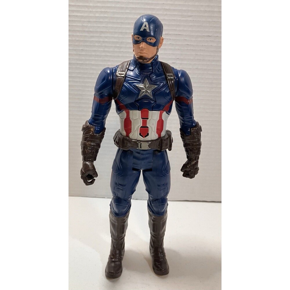 2015 Captain America 12” Action Figure Marvel Civil War Electronic Talking Works